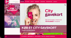 Desktop Screenshot of cityhorsens.dk