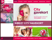 Tablet Screenshot of cityhorsens.dk
